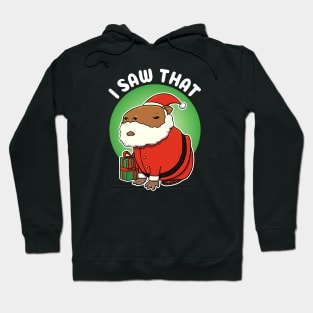 I saw that Capybara Christmas Hoodie